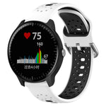 Cinturino in silicone bicolore traspirante da 20 mm, For Garmin Vivoactive3 Music
