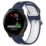 Cinturino in silicone bicolore traspirante da 20 mm, For Garmin Vivoactive3 Music
