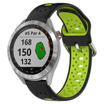 Cinturino in silicone bicolore traspirante da 20 mm, For Garmin Approach S40