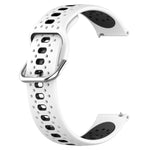 Cinturino in silicone bicolore traspirante da 20 mm, For Garmin Venu