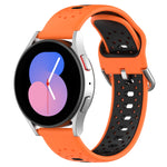 Cinturino in silicone bicolore traspirante da 20 mm, For Samsung Galaxy Watch 5 44mm
