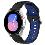 Cinturino in silicone bicolore traspirante da 20 mm, For Samsung  Galaxy Watch 4 Classic 42mm