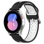 Cinturino in silicone bicolore traspirante da 20 mm, For Samsung Galaxy Watch Active 2 44mm