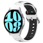 Cinturino in silicone bicolore traspirante da 20 mm, For Samsung Galaxy Watch 6 44mm