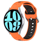 Cinturino in silicone bicolore traspirante da 20 mm, For Samsung Galaxy Watch 6 40mm