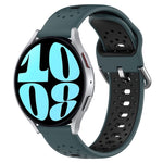 Cinturino in silicone bicolore traspirante da 20 mm, For Samsung Galaxy Watch 6 40mm