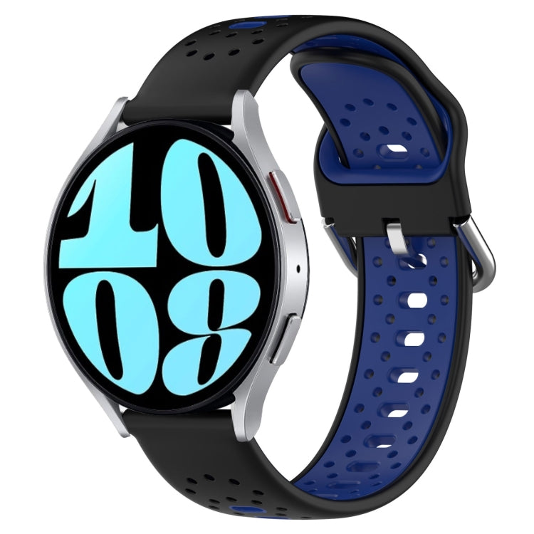 Cinturino in silicone bicolore traspirante da 20 mm, For Samsung Galaxy Watch 6 40mm