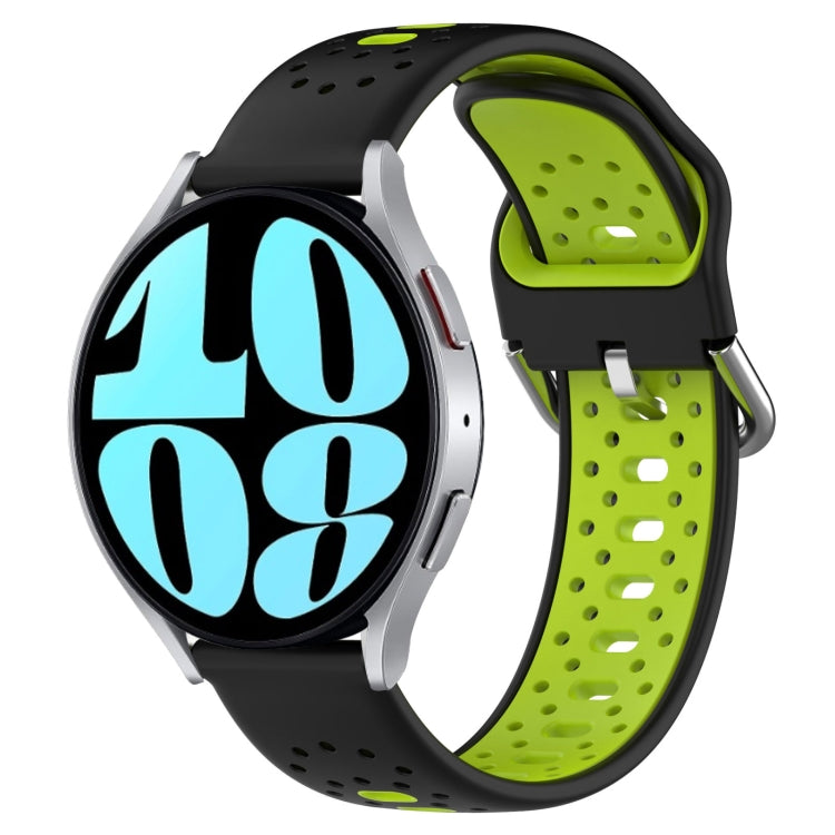 Cinturino in silicone bicolore traspirante da 20 mm, For Samsung Galaxy Watch 6 40mm