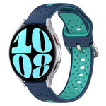 Cinturino in silicone bicolore traspirante da 20 mm, For Samsung Galaxy Watch 6 40mm
