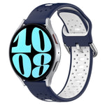 Cinturino in silicone bicolore traspirante da 20 mm, For Samsung Galaxy Watch 6 40mm