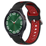 Cinturino in silicone bicolore traspirante da 20 mm, For Samsung Galaxy Watch 6 Classic 47mm