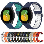 Cinturino in silicone bicolore traspirante da 20 mm, For Samsung  Galaxy Watch 4 Classic 42mm