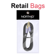 NORTHJO MTM03 3 poli 3,5 mm maschio a maschio cavo audio stereo AUX, 1m, 2m, 3m
