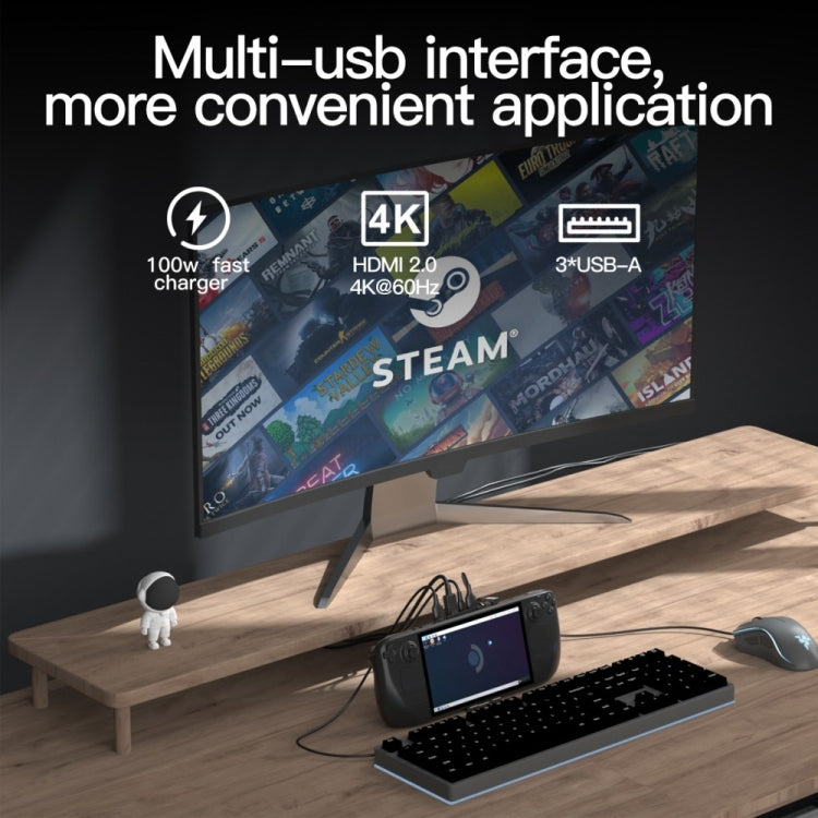 Docking station 5 in 1 per Steam Deck con HDMI 4K 60Hz