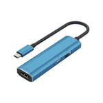 Adattatore USB-C 3 in 1 con USB3.0, PD3.0 e HDMI2.0 4K