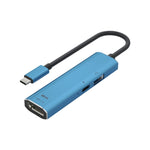 Adattatore USB-C 3 in 1 USB3.0 PD3.0 DP1.4 100W