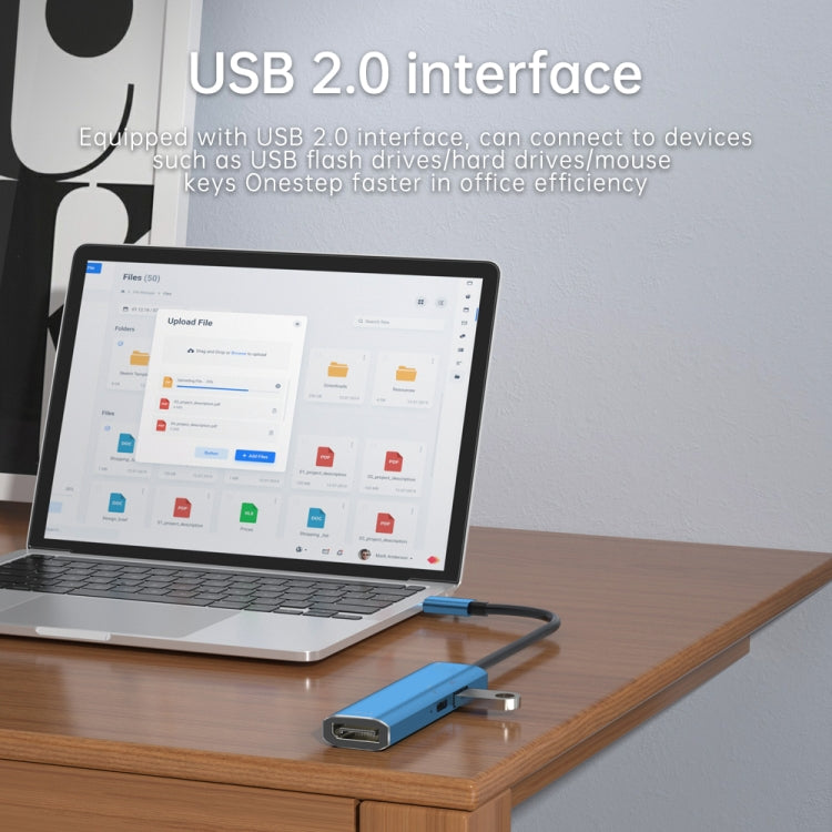 Adattatore USB-C 3 in 1 USB3.0 PD3.0 DP1.4 100W