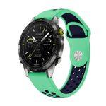 Cinturino sportivo in silicone traspirante da 22 mm, For Garmin MARQ Athlete Gen 2, For Garmin Instinct Crossover