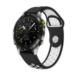 Cinturino sportivo in silicone traspirante da 22 mm, For Garmin MARQ Athlete Gen 2, For Garmin Instinct Crossover