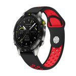 Cinturino sportivo in silicone traspirante da 22 mm, For Garmin MARQ Athlete Gen 2, For Garmin Instinct Crossover