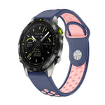 Cinturino sportivo in silicone traspirante da 22 mm, For Garmin MARQ Athlete Gen 2, For Garmin Instinct Crossover