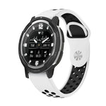 Cinturino sportivo in silicone traspirante da 22 mm, For Garmin Instinct Crossover Solar, For Garmin Fenix 7