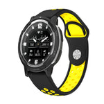 Cinturino sportivo in silicone traspirante da 22 mm, For Garmin Instinct Crossover Solar, For Garmin Fenix 7