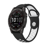 Cinturino sportivo in silicone traspirante da 22 mm, For Garmin Instinct Crossover Solar, For Garmin Fenix 7