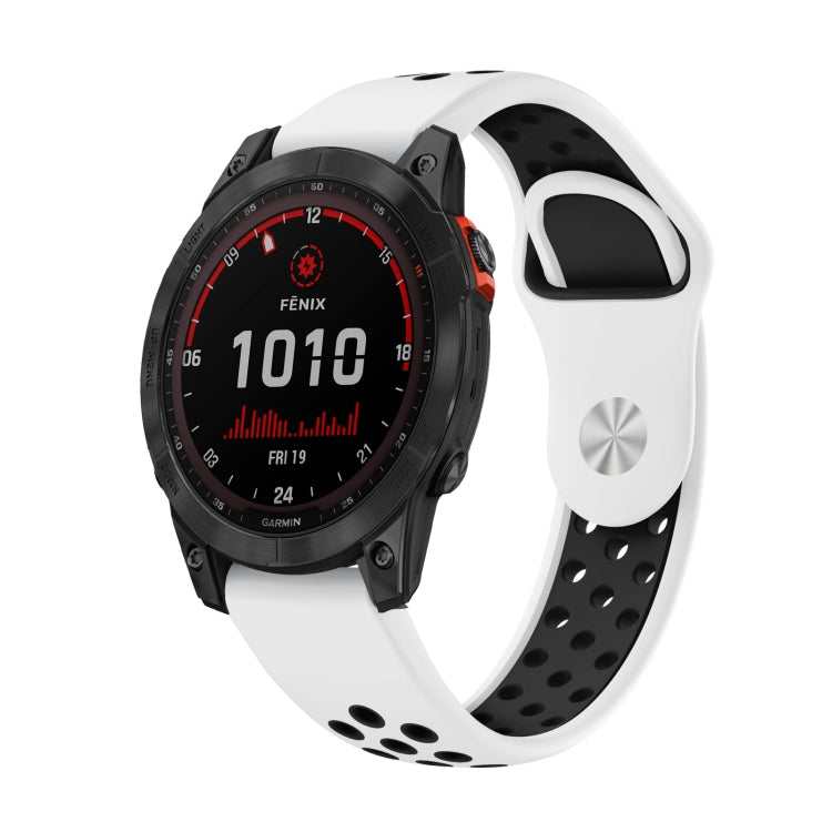 Cinturino sportivo in silicone 22 mm per Garmin Fenix 7