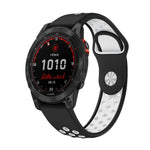 Cinturino sportivo in silicone traspirante da 22 mm, For Garmin Fenix 7 Solar, For Garmin Fenix 7 Sapphire Solar