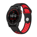 Cinturino sportivo in silicone traspirante da 22 mm, For Garmin Fenix 7 Solar, For Garmin Fenix 7 Sapphire Solar