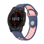 Cinturino sportivo in silicone traspirante da 22 mm, For Garmin Fenix 7 Solar, For Garmin Fenix 7 Sapphire Solar