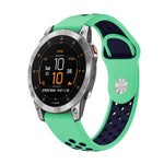 Cinturino sportivo in silicone traspirante da 22 mm, For Garmin EPIX Gen 2, For Garmin Approach S62