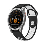 Cinturino sportivo in silicone traspirante da 22 mm, For Garmin EPIX Gen 2, For Garmin Approach S62