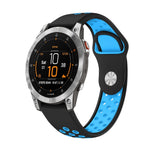 Cinturino sportivo in silicone traspirante da 22 mm, For Garmin EPIX Gen 2, For Garmin Approach S62