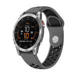 Cinturino sportivo in silicone traspirante da 22 mm, For Garmin EPIX Gen 2, For Garmin Approach S62
