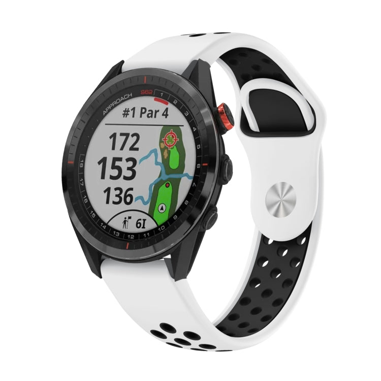 Cinturino sportivo in silicone traspirante da 22 mm, For Garmin EPIX Gen 2, For Garmin Approach S62