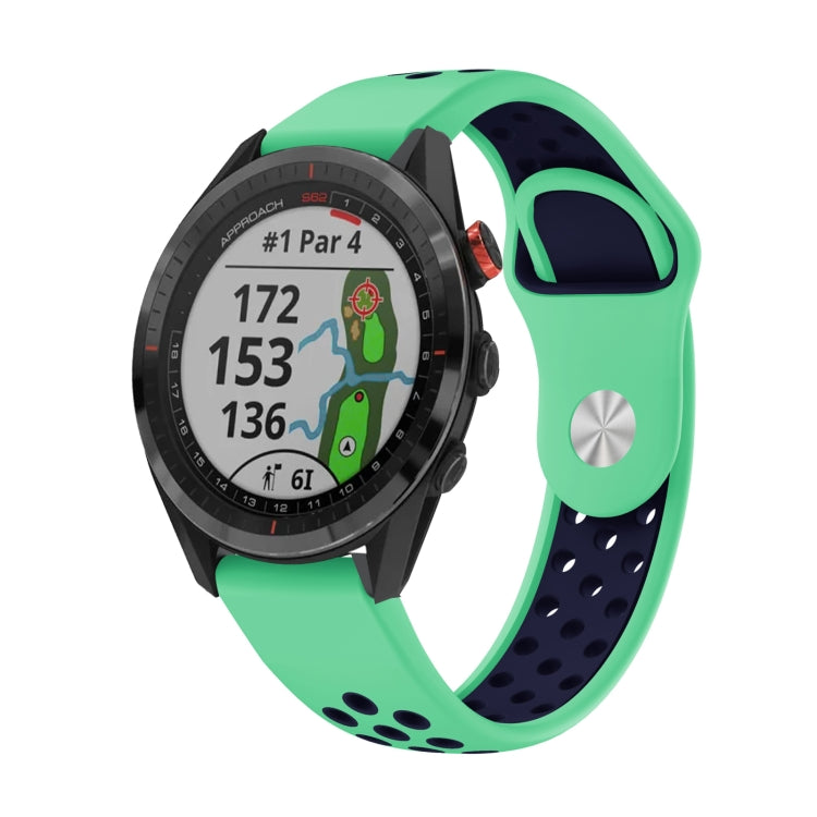 Cinturino sportivo in silicone traspirante da 22 mm, For Garmin EPIX Gen 2, For Garmin Approach S62