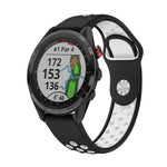Cinturino sportivo in silicone traspirante da 22 mm, For Garmin EPIX Gen 2, For Garmin Approach S62