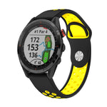 Cinturino sportivo in silicone traspirante da 22 mm, For Garmin EPIX Gen 2, For Garmin Approach S62