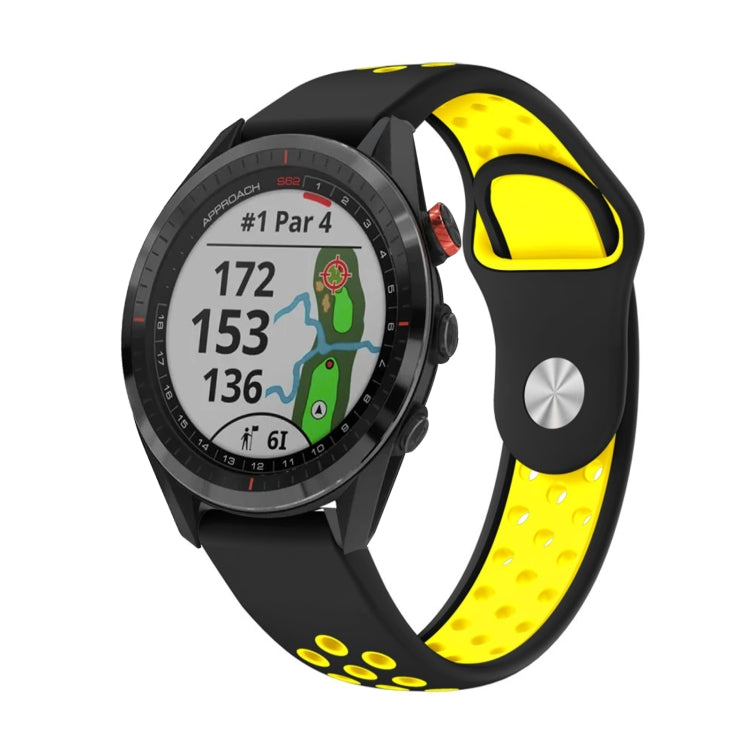 Cinturino sportivo in silicone traspirante da 22 mm, For Garmin EPIX Gen 2, For Garmin Approach S62