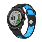 Cinturino sportivo in silicone traspirante da 22 mm, For Garmin EPIX Gen 2, For Garmin Approach S62