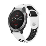 Cinturino sportivo in silicone traspirante da 22 mm, For Garmin Fenix 6 GPS, For Garmin Fenix 6 Pro GPS