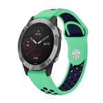 Cinturino sportivo in silicone traspirante da 22 mm, For Garmin Fenix 6 GPS, For Garmin Fenix 6 Pro GPS