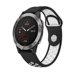 Cinturino sportivo in silicone traspirante da 22 mm, For Garmin Fenix 6 GPS, For Garmin Fenix 6 Pro GPS