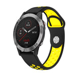 Cinturino sportivo in silicone traspirante da 22 mm, For Garmin Fenix 6 GPS, For Garmin Fenix 6 Pro GPS