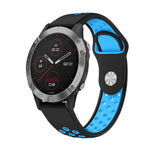 Cinturino sportivo in silicone traspirante da 22 mm, For Garmin Fenix 6 GPS, For Garmin Fenix 6 Pro GPS