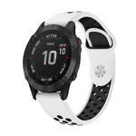 Cinturino sportivo in silicone traspirante da 22 mm, For Garmin Fenix 6 GPS, For Garmin Fenix 6 Pro GPS