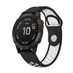 Cinturino sportivo in silicone traspirante da 22 mm, For Garmin Fenix 6 GPS, For Garmin Fenix 6 Pro GPS