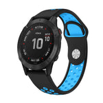 Cinturino sportivo in silicone traspirante da 22 mm, For Garmin Fenix 6 GPS, For Garmin Fenix 6 Pro GPS